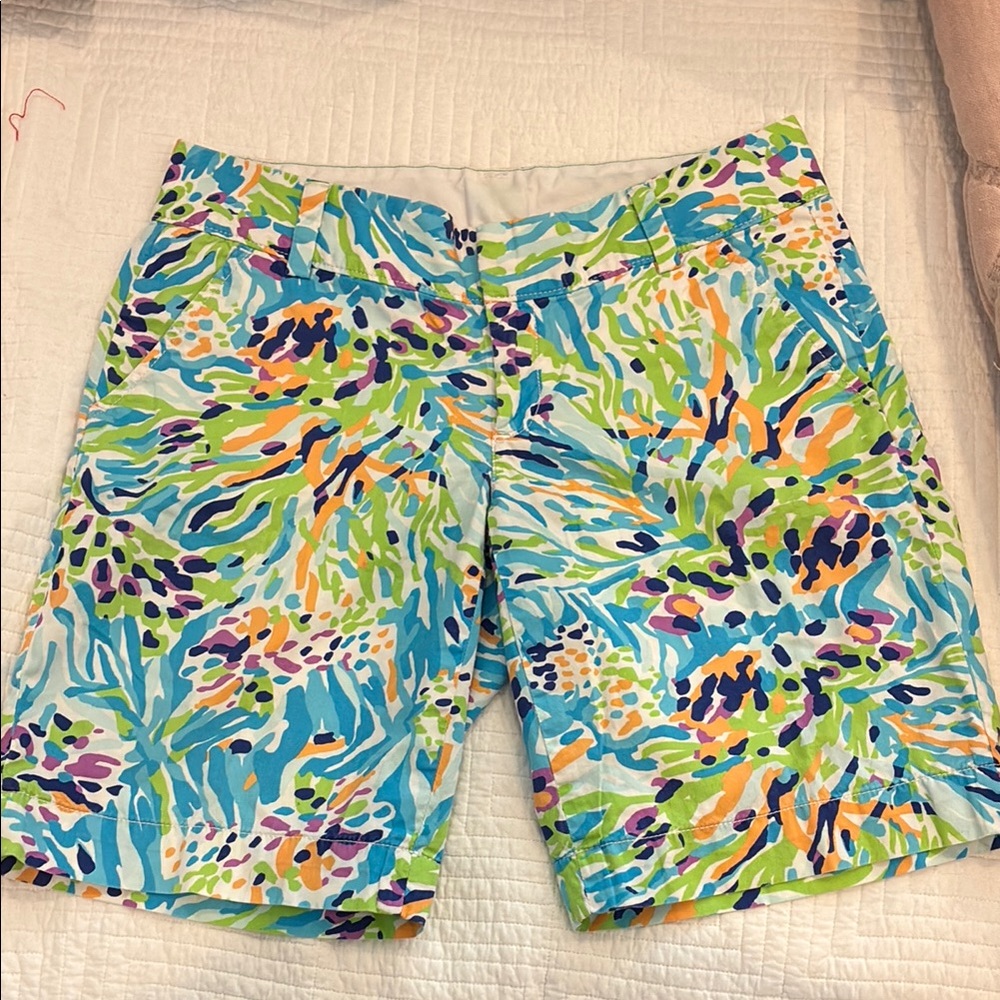 Lilly Pulitzer Chippy  Multicolor Patterned Shorts